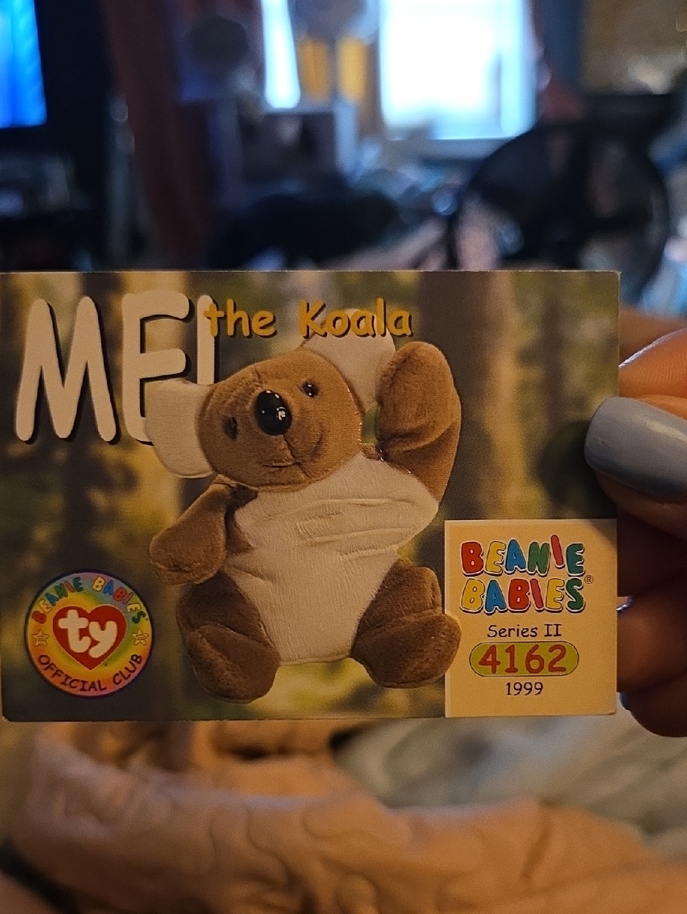 Ty Beanie Babies Mel Collectible Trading Card